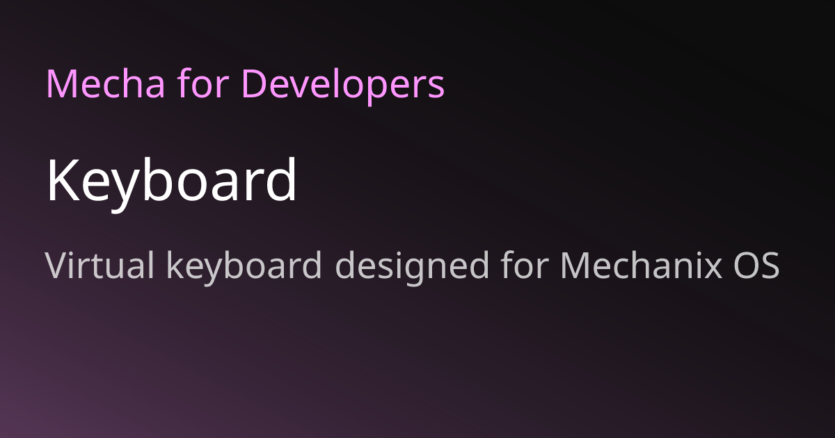 Keyboard